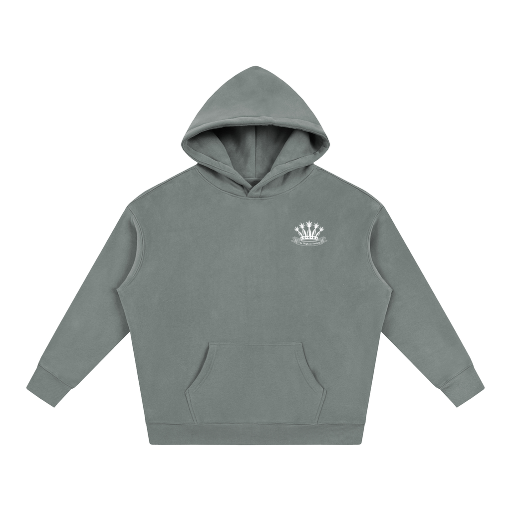 Oversized Front And Back Logo Hoodie