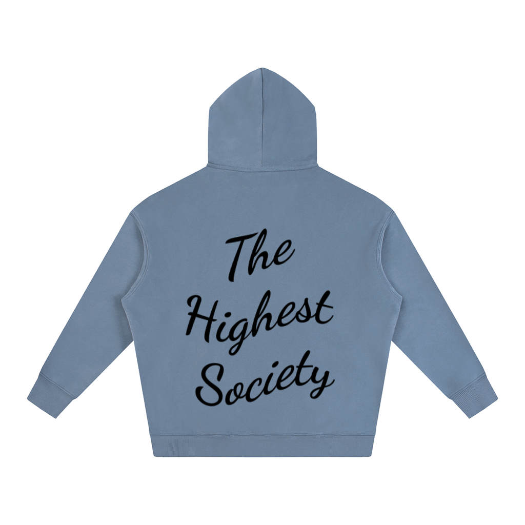 Oversized Script Back Hoodie