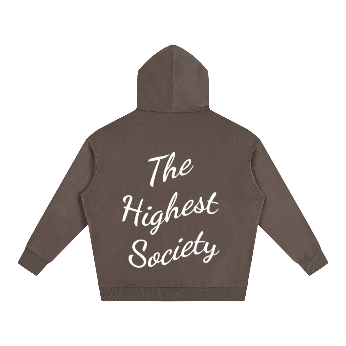 Oversized Script Back Hoodie