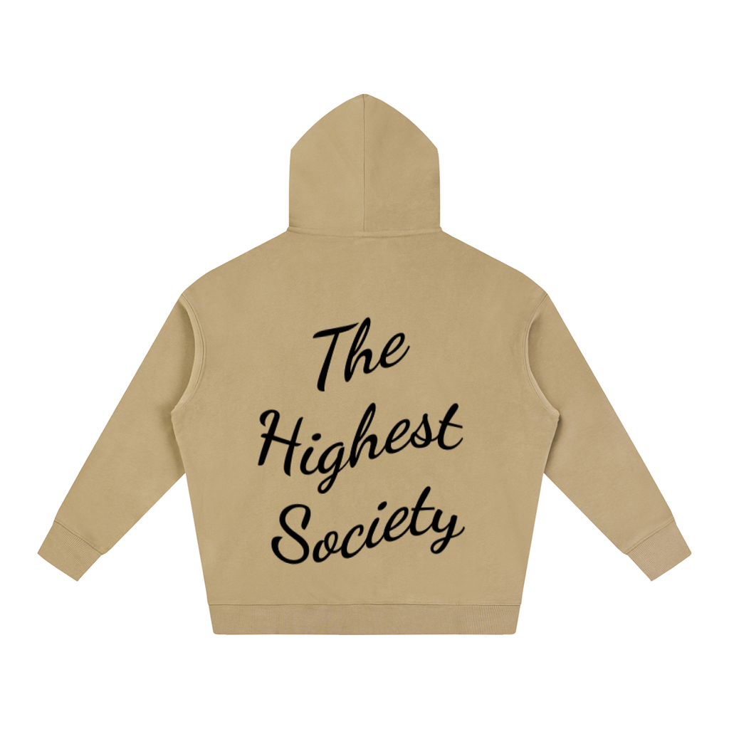 Oversized Script Back Hoodie
