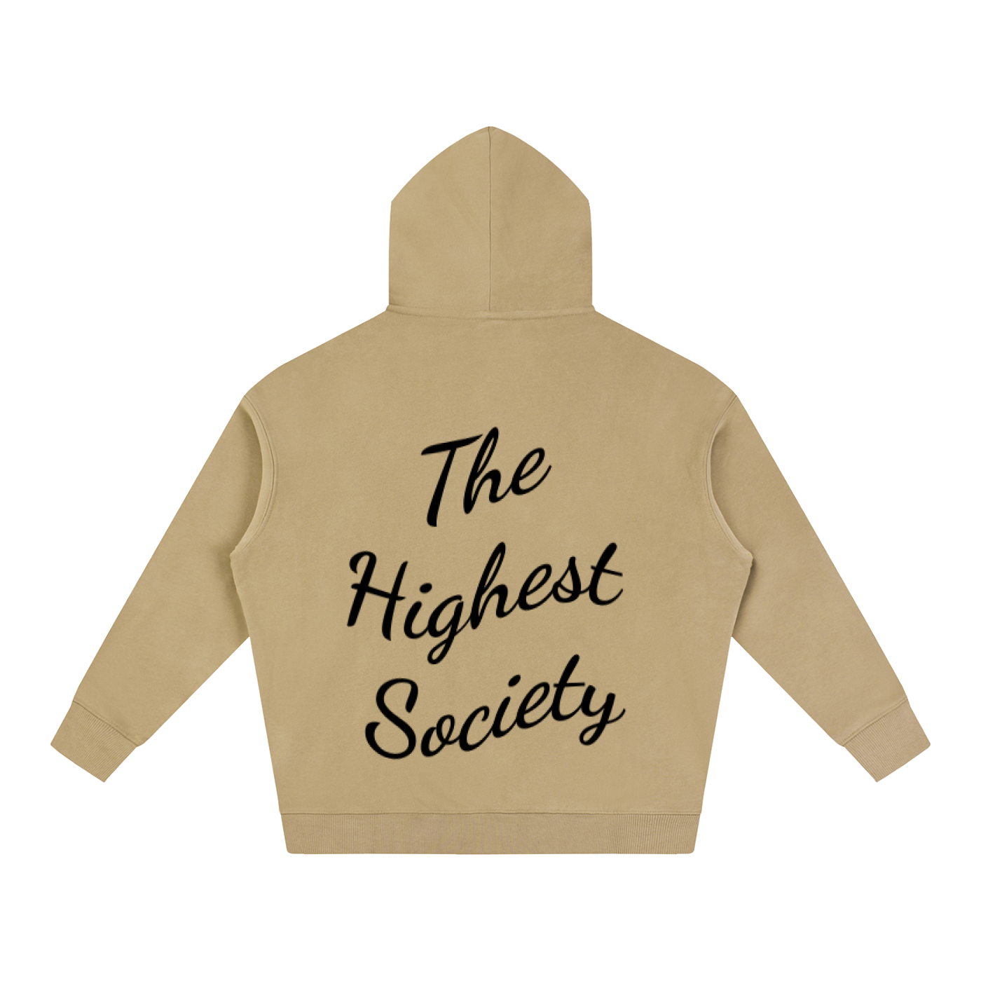 Oversized Script Back Hoodie