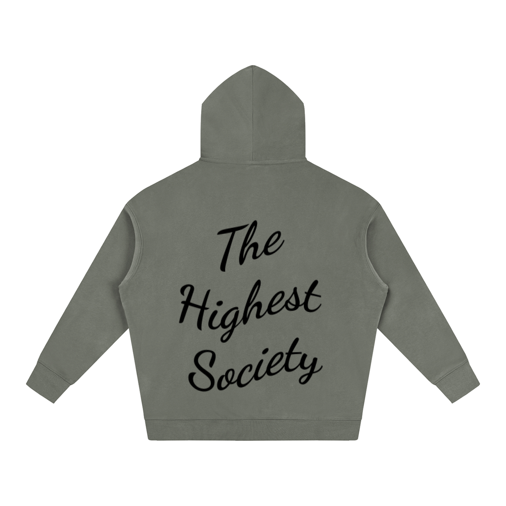 Oversized Script Back Hoodie