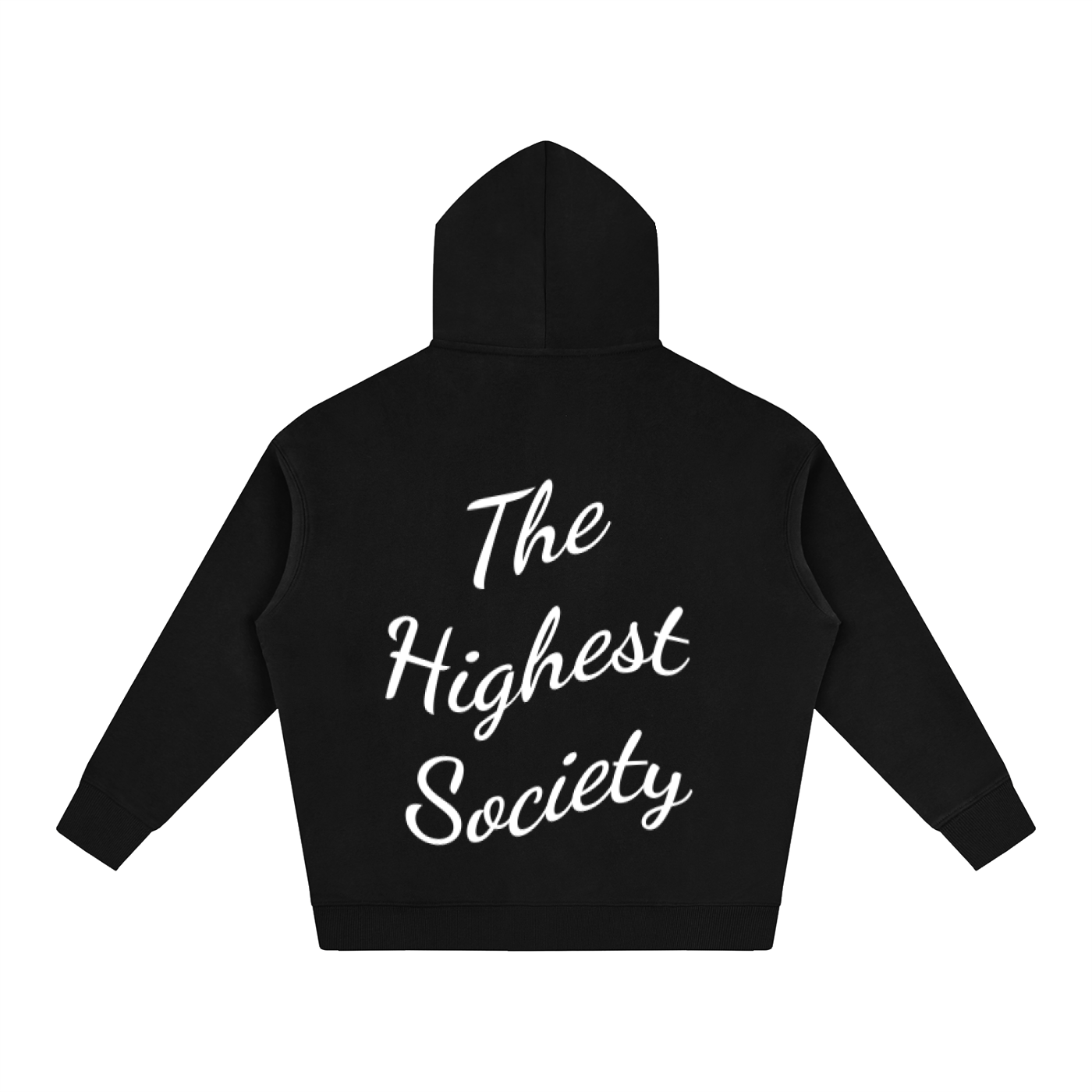 Oversized Script Back Hoodie
