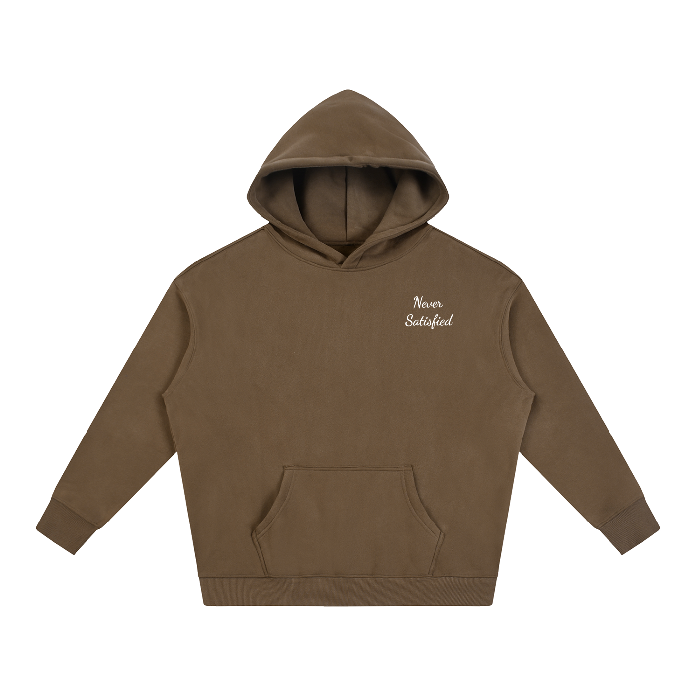 Oversized Never Satisfied Hoodie