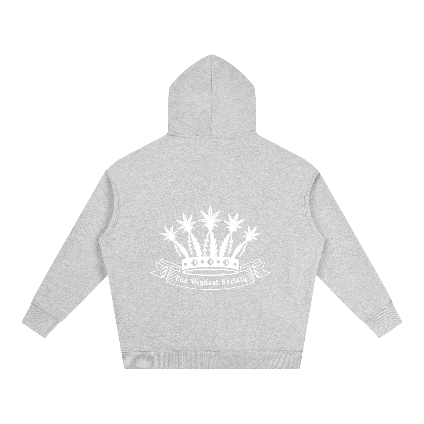 Oversized Front And Back Logo Hoodie
