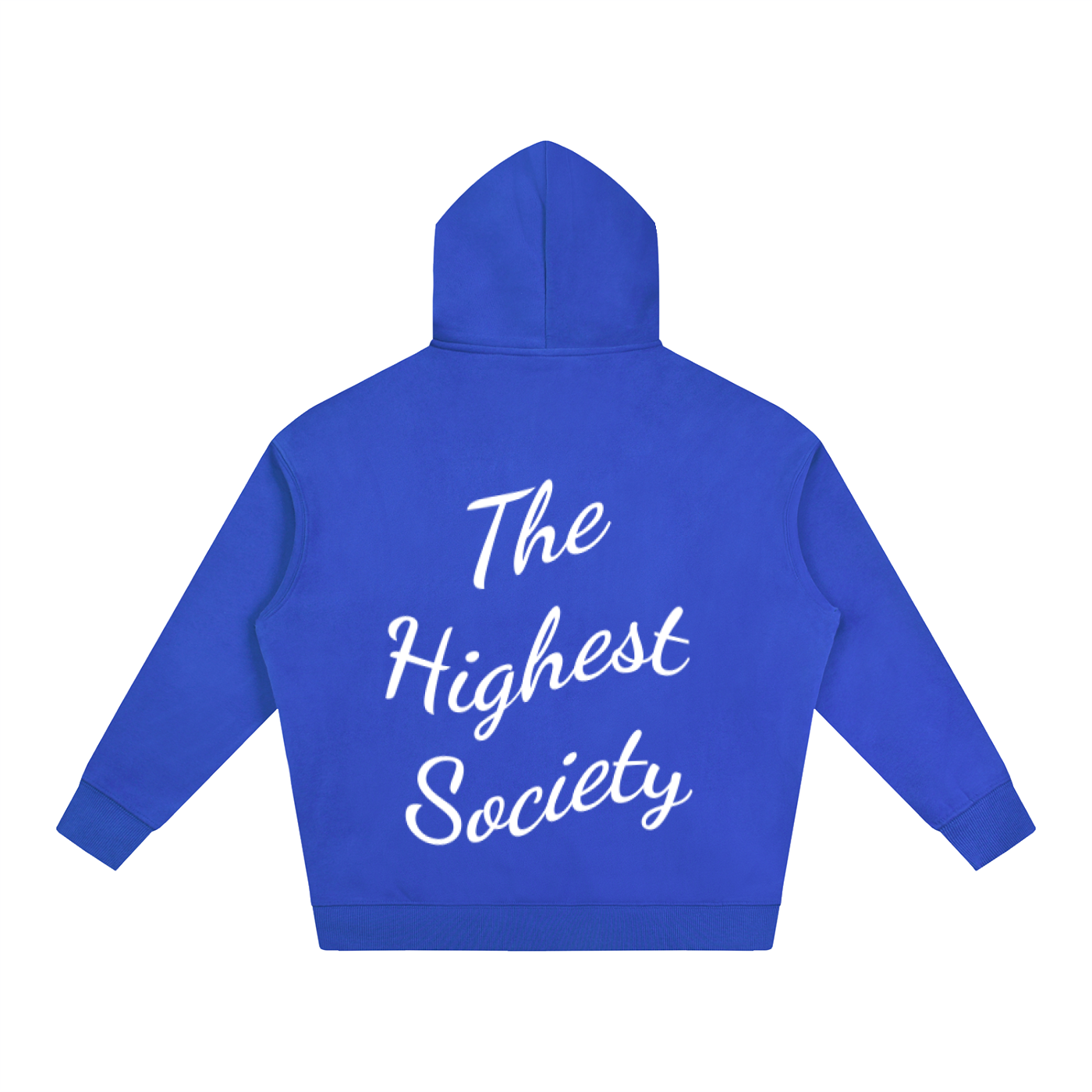 Oversized Script Back Hoodie