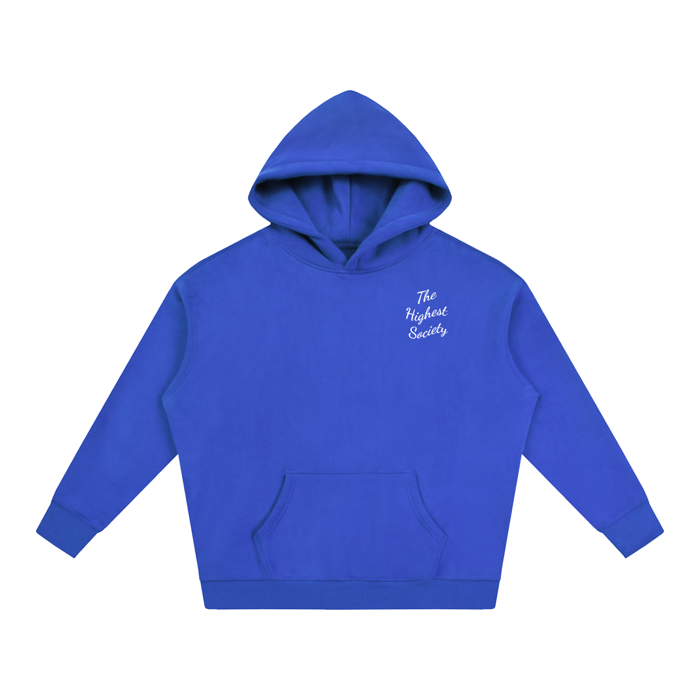 Oversized Script Front Hoodie