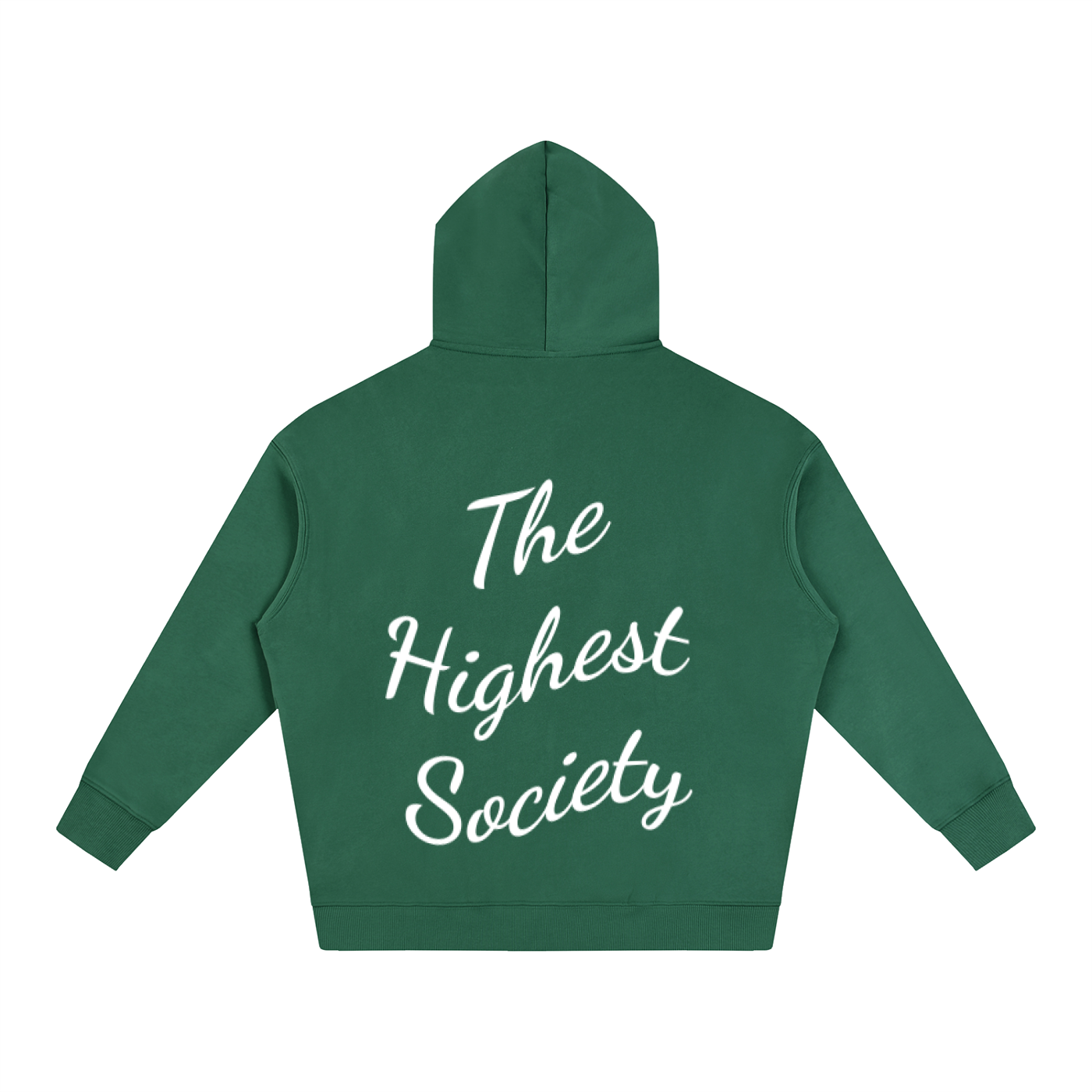 Oversized Script Back Hoodie