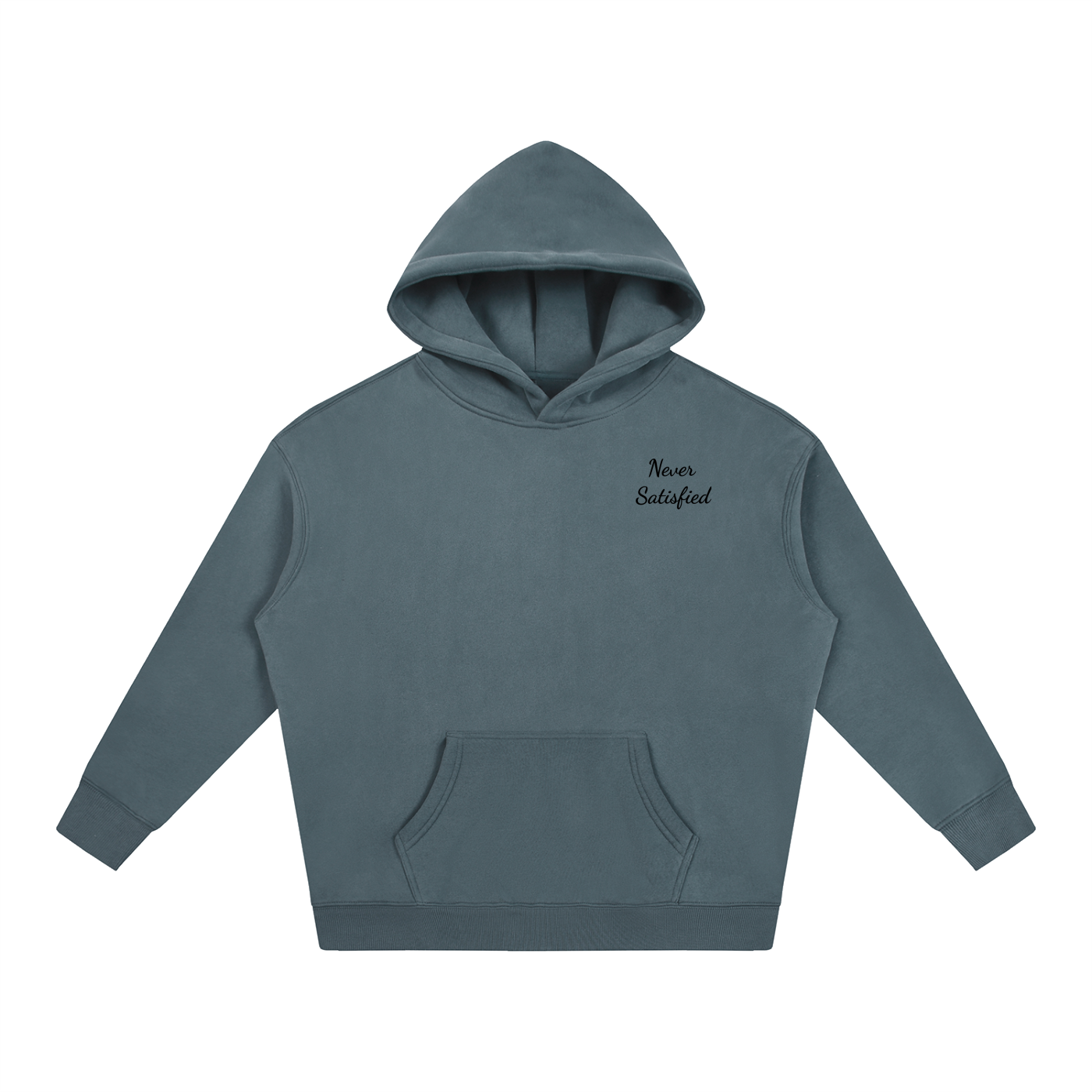 Oversized Never Satisfied Hoodie
