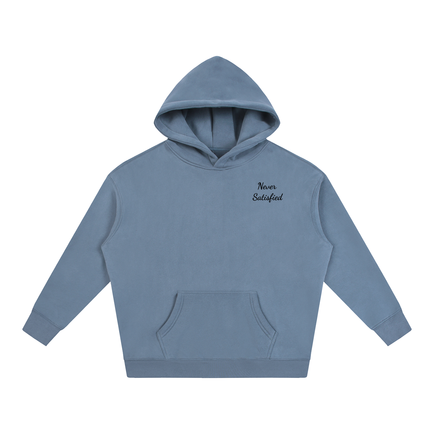 Oversized Never Satisfied Hoodie