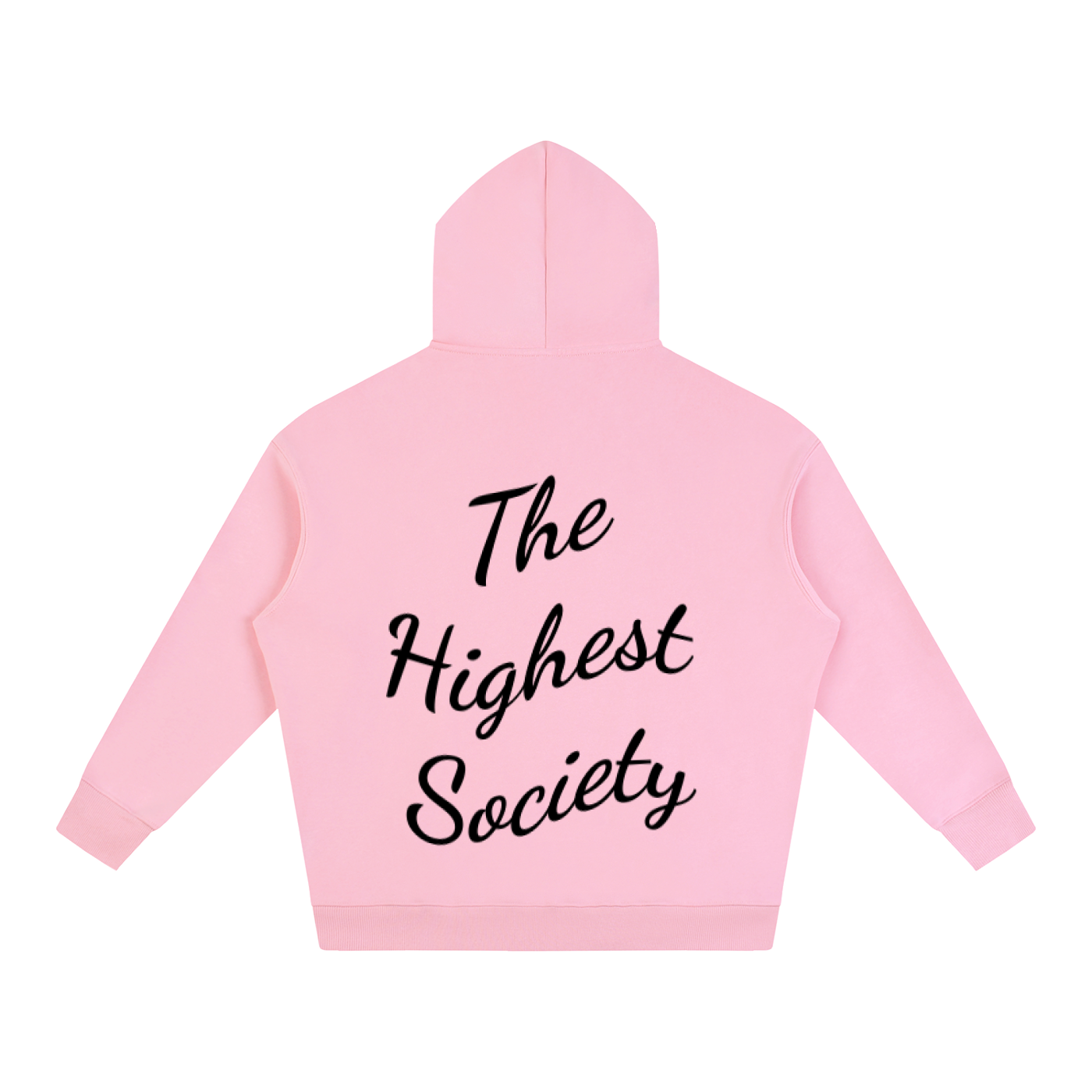 Oversized Script Back Hoodie