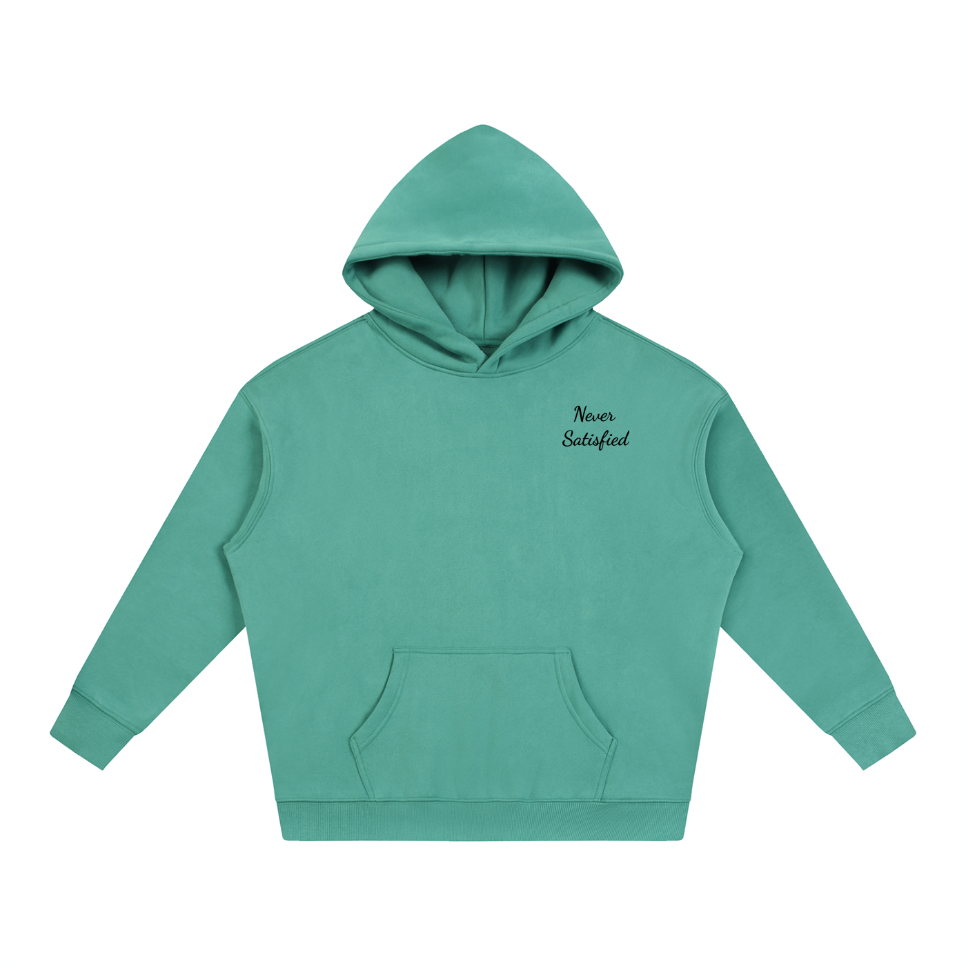 Oversized Never Satisfied Hoodie