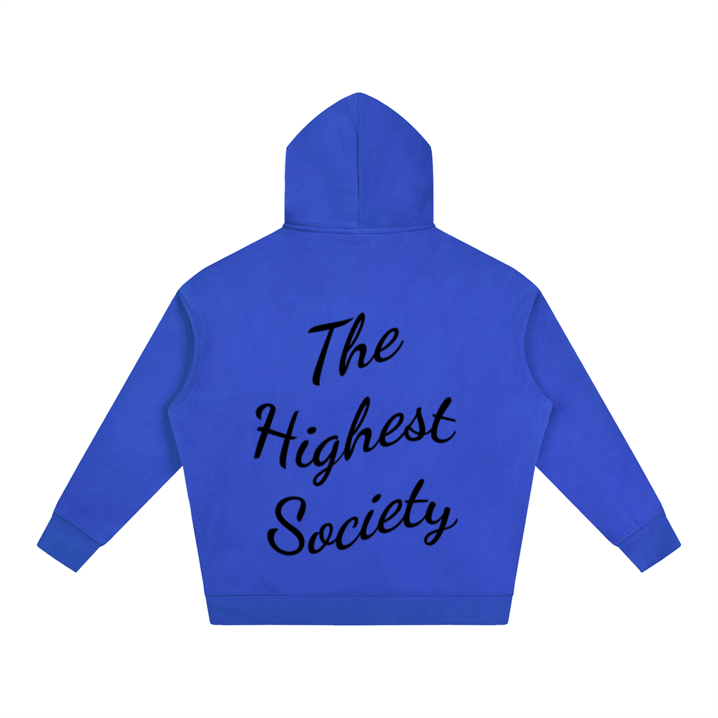 Oversized Script Back Hoodie