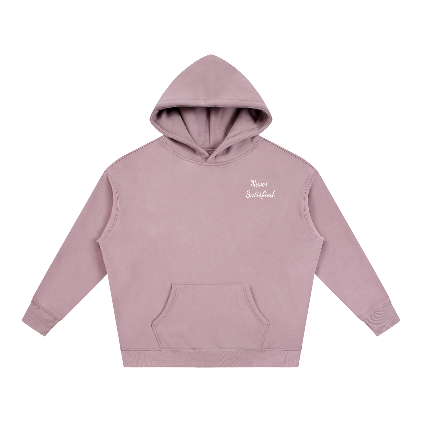 Oversized Never Satisfied Hoodie
