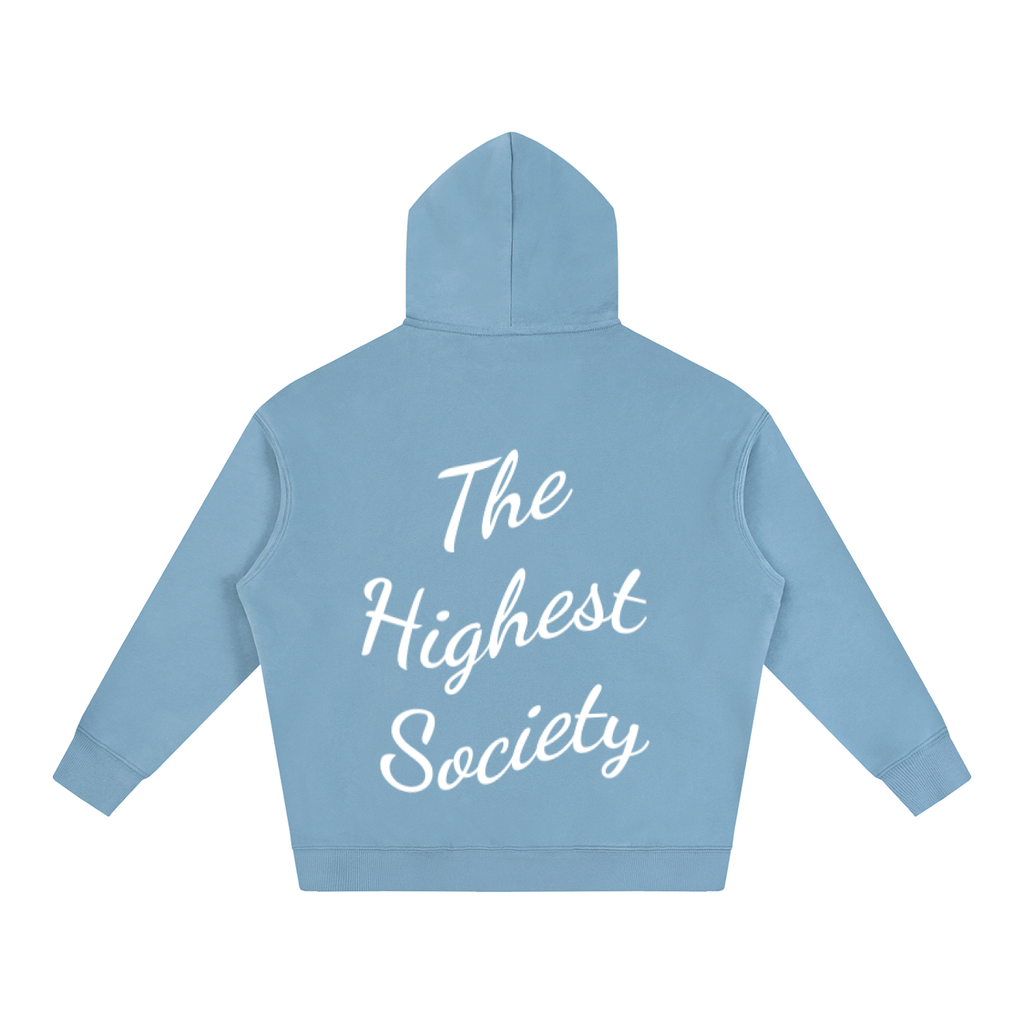 Oversized Script Back Hoodie