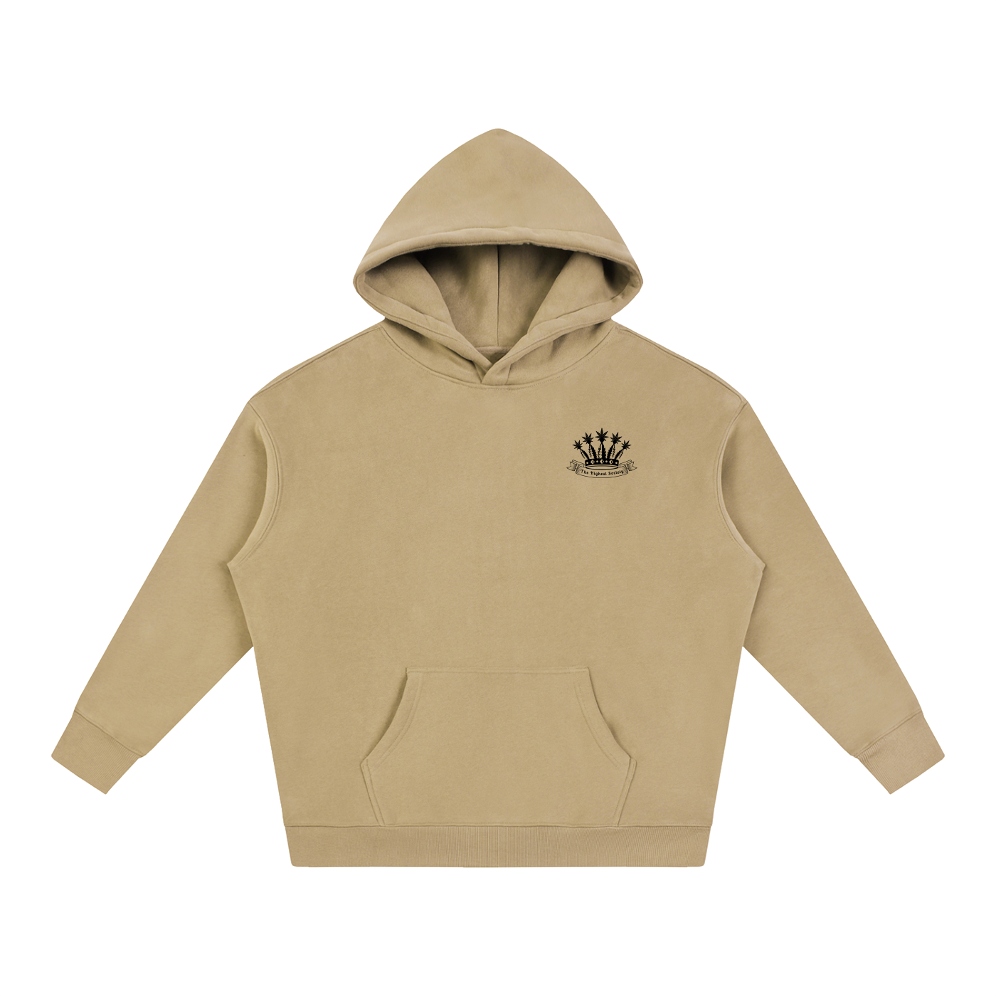 Oversized Script Back Hoodie