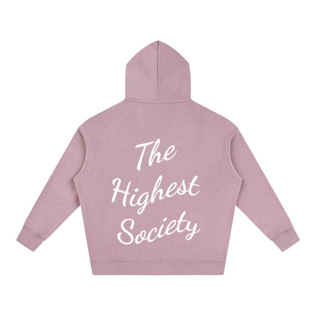 Oversized Script Back Hoodie