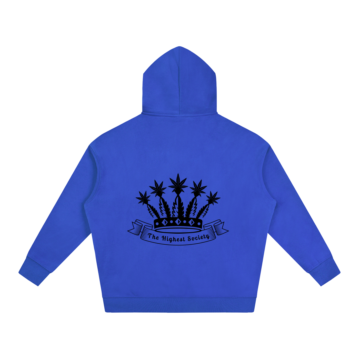 Oversized Front And Back Logo Hoodie
