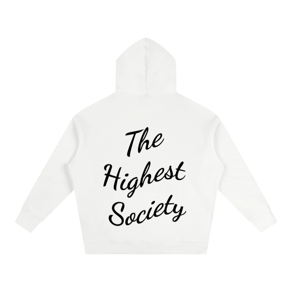 Oversized Script Back Hoodie