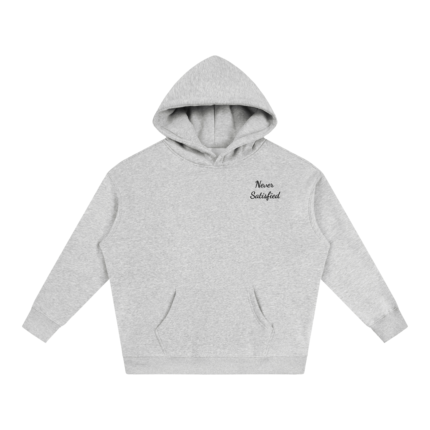 Oversized Never Satisfied Hoodie