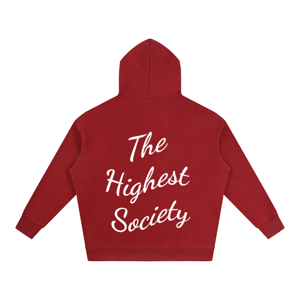 Oversized Script Back Hoodie