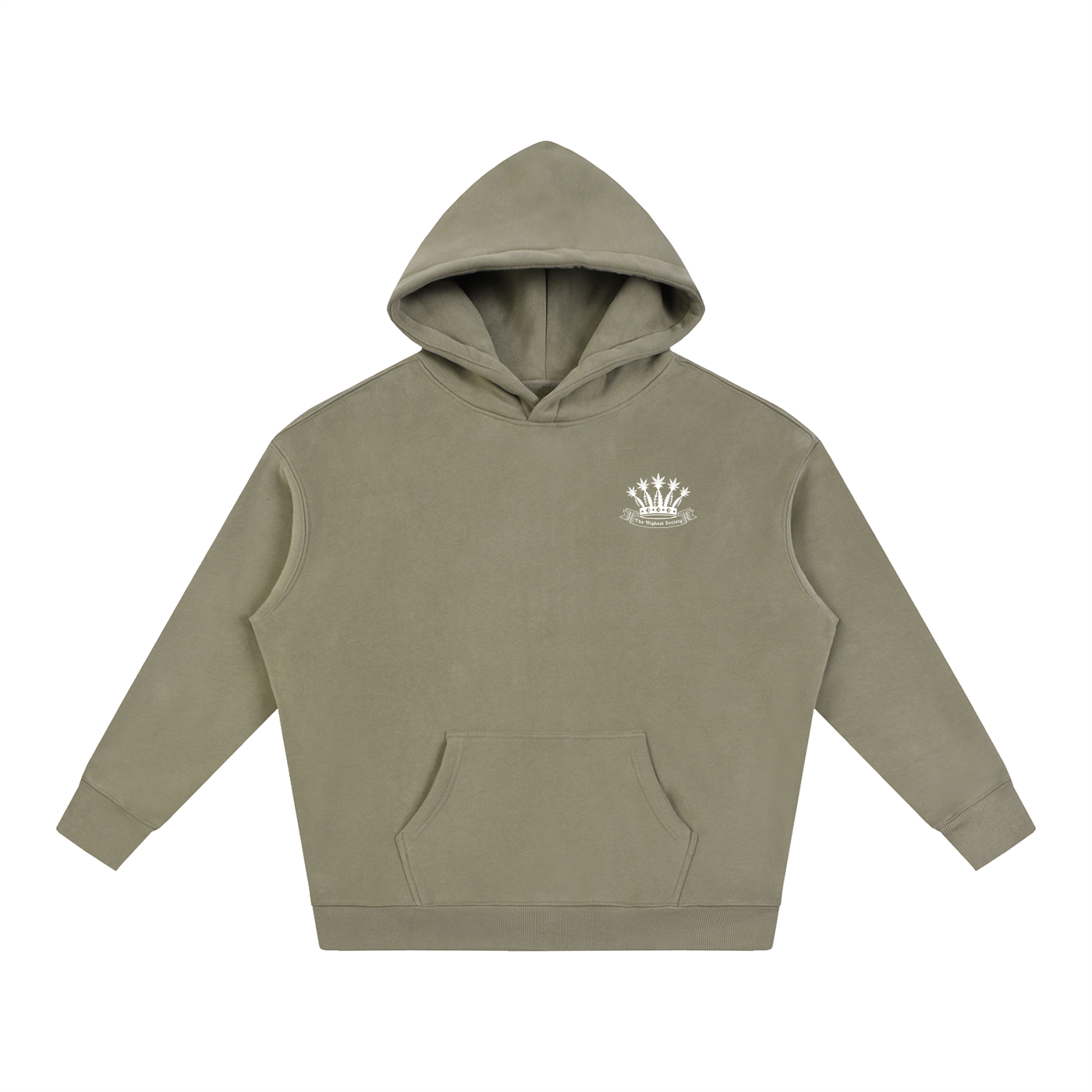Oversized Front Logo Hoodie