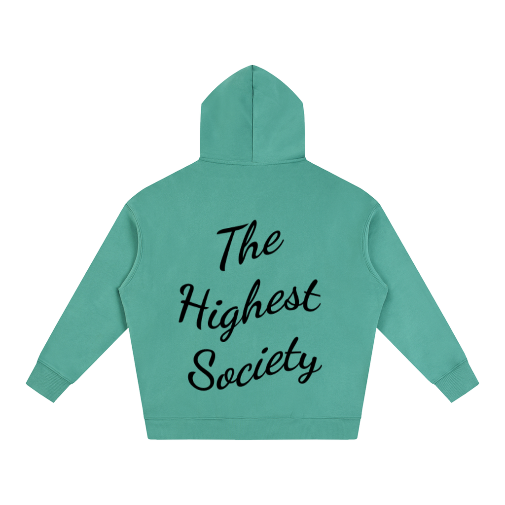 Oversized Script Back Hoodie