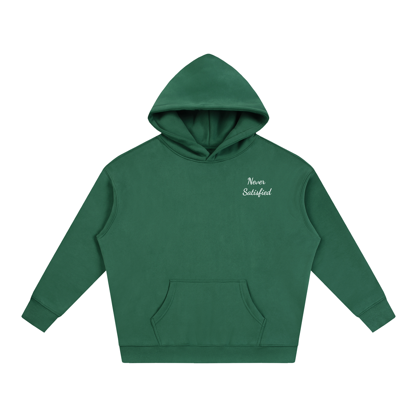 Oversized Never Satisfied Hoodie