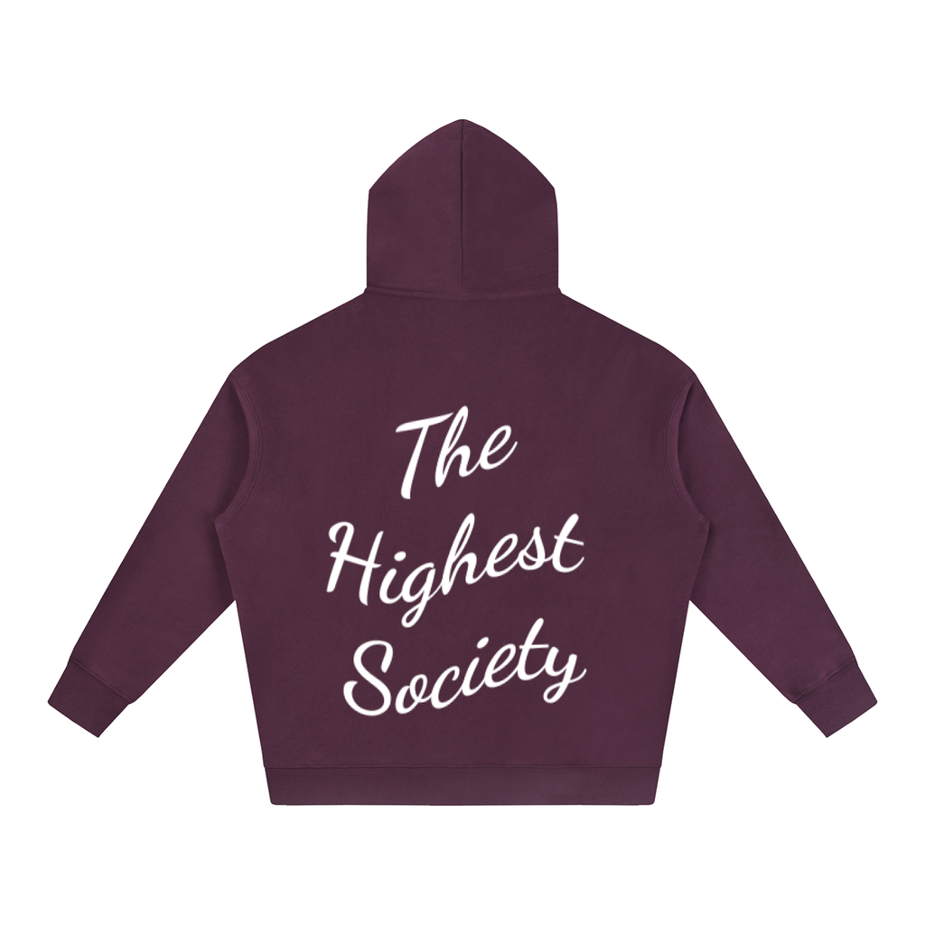 Oversized Script Back Hoodie