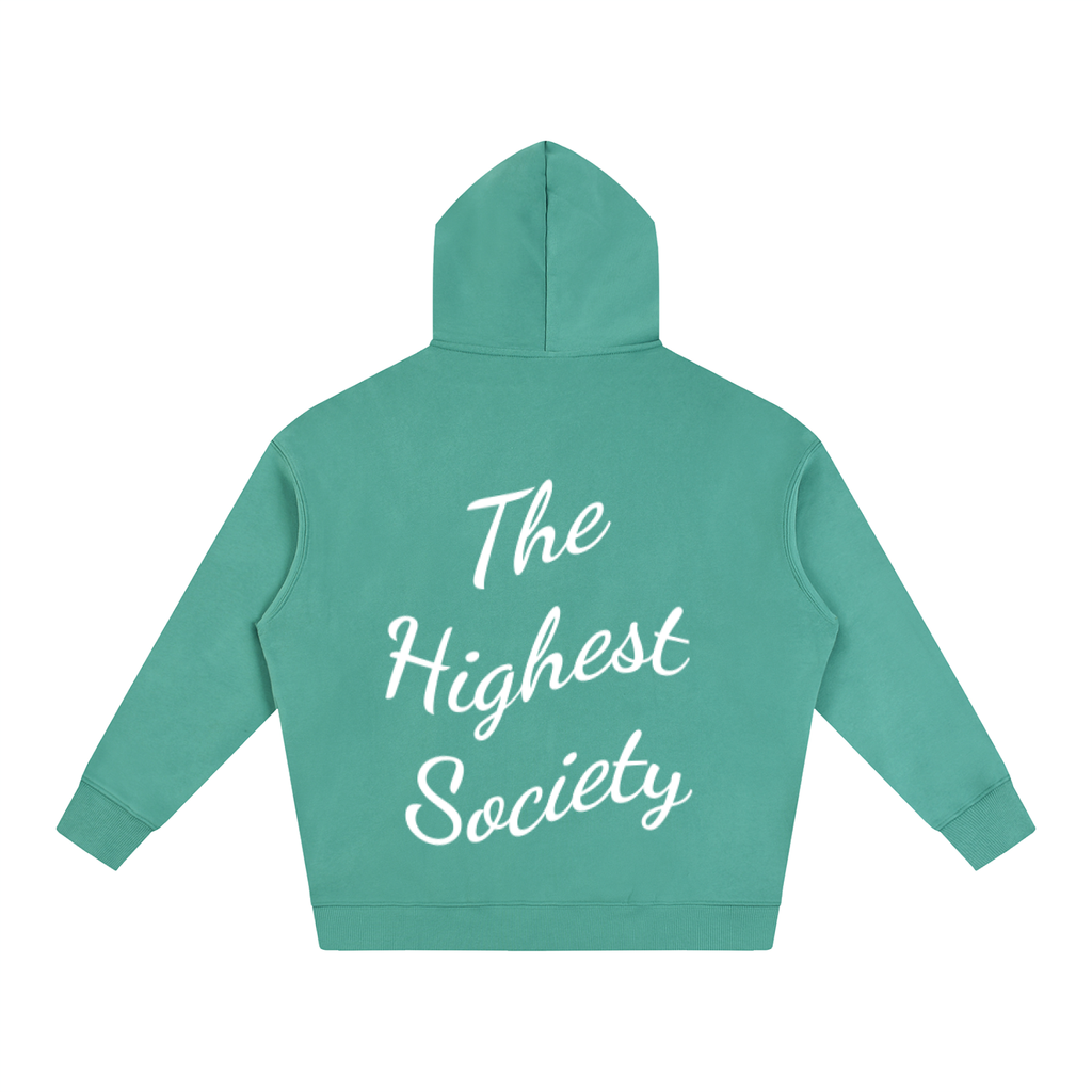 Oversized Script Back Hoodie