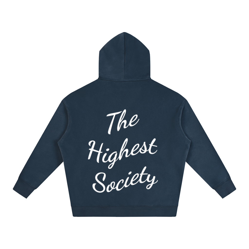 Oversized Script Back Hoodie