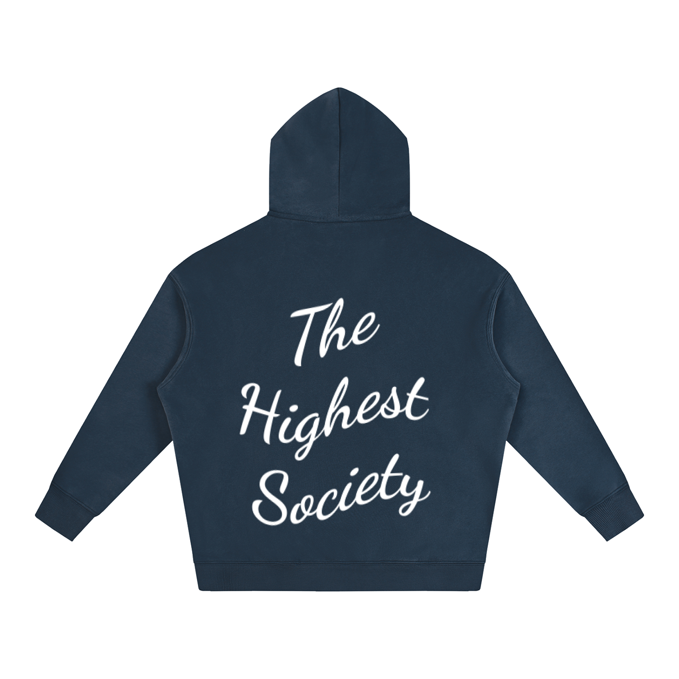 Oversized Script Back Hoodie