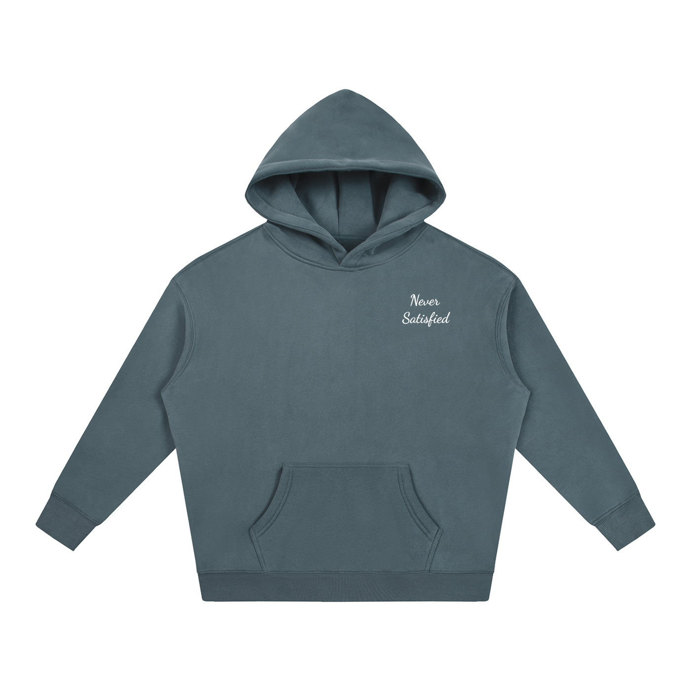 Oversized Never Satisfied Hoodie