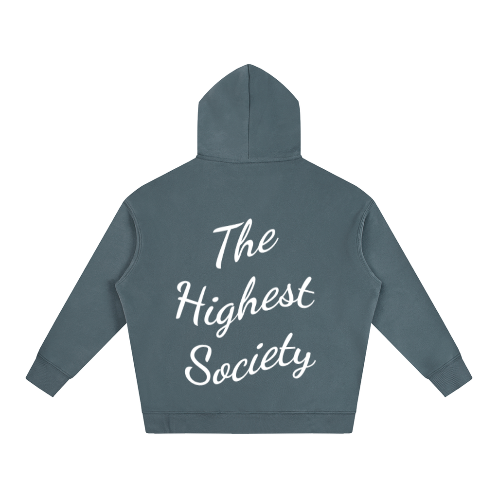 Oversized Script Back Hoodie