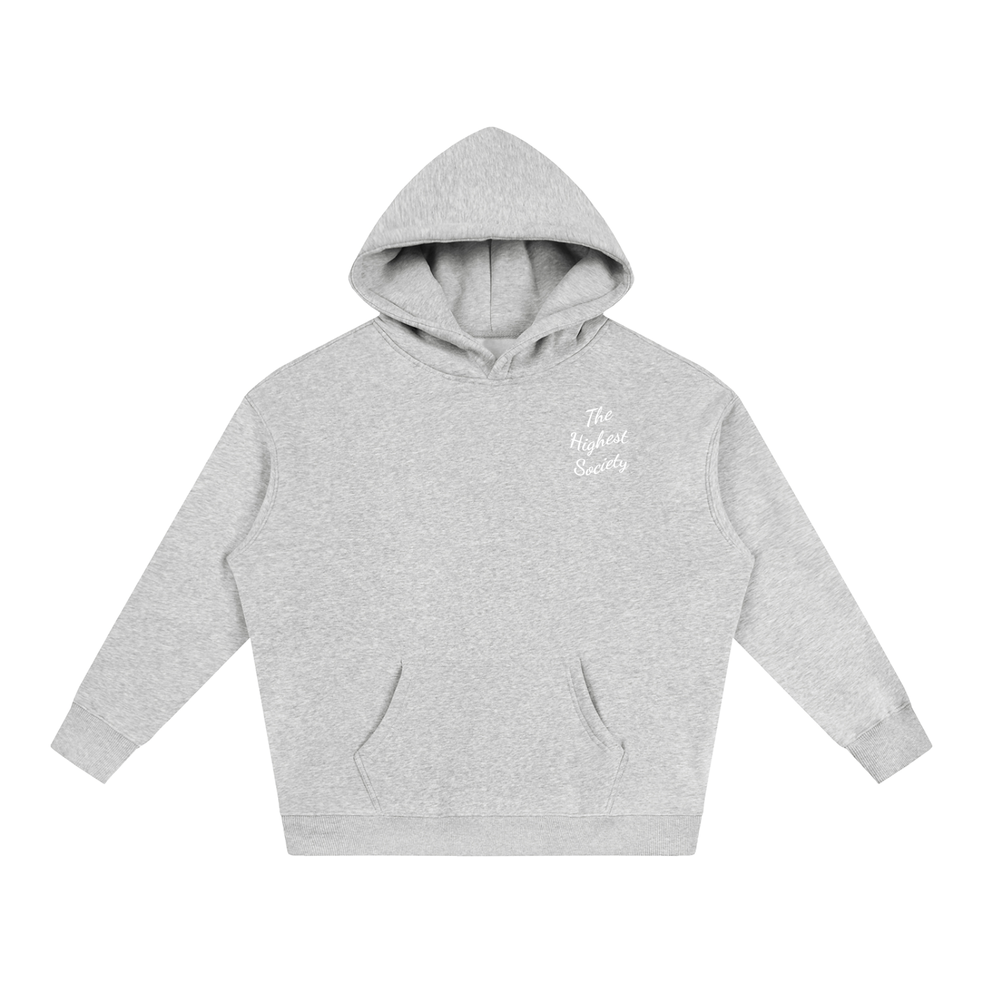 Oversized Script Front Hoodie