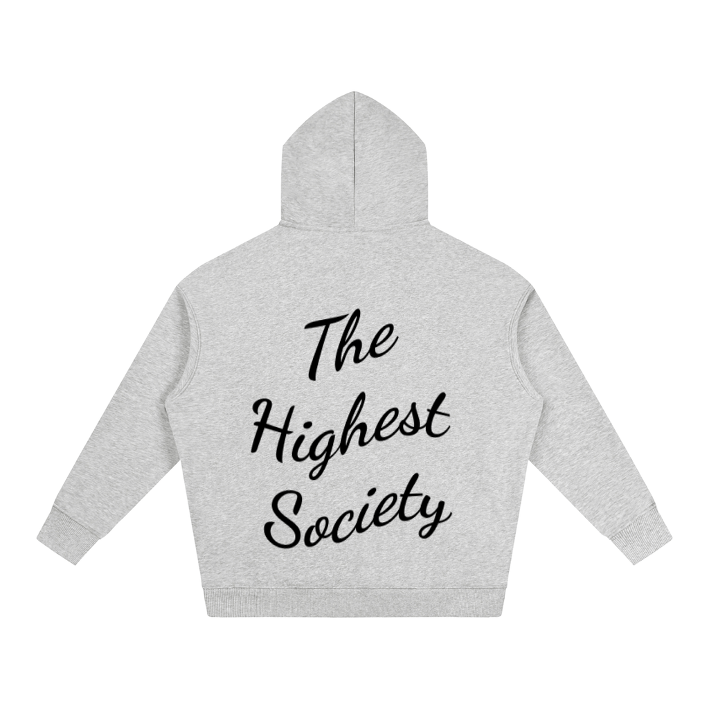 Oversized Script Back Hoodie