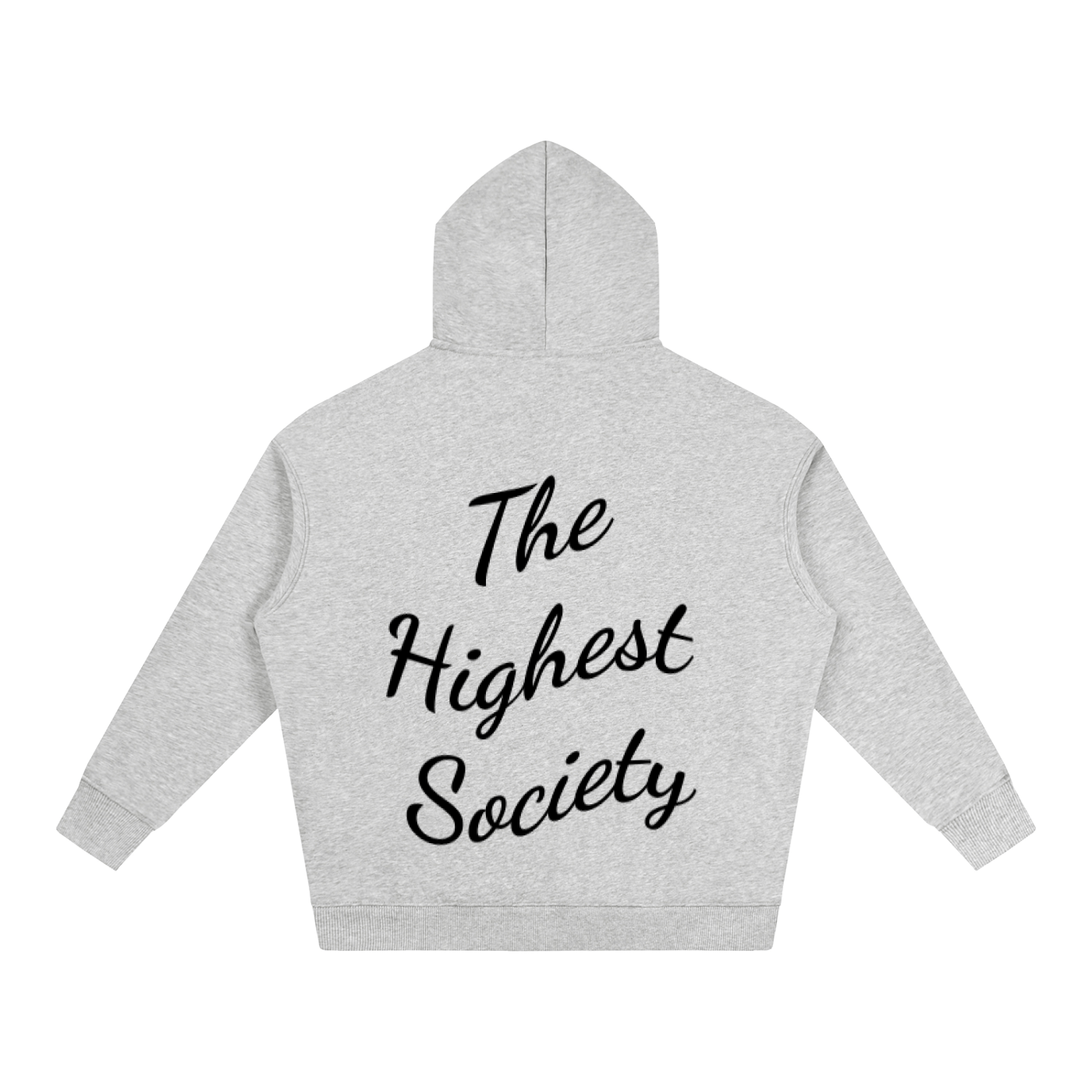 Oversized Script Back Hoodie