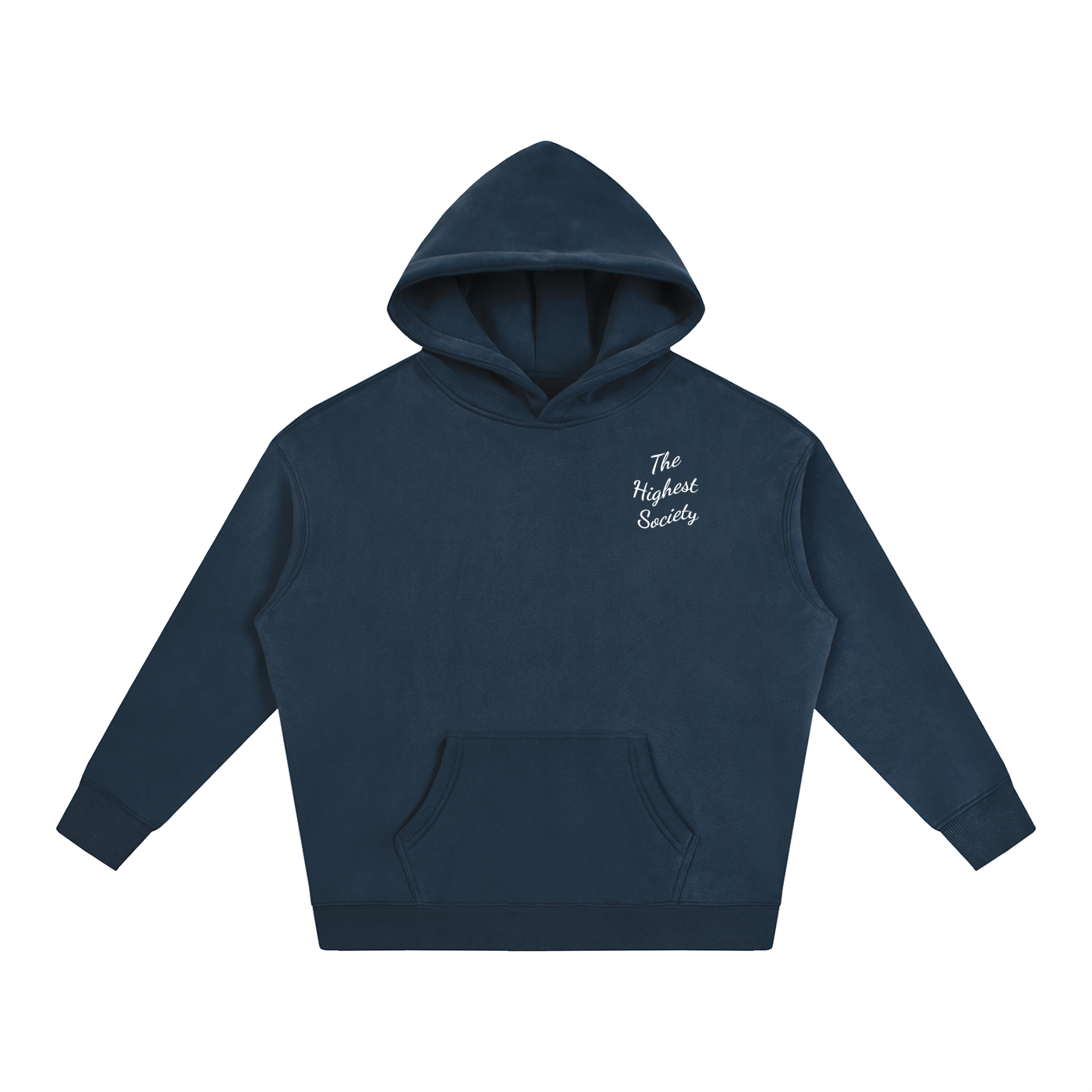 Oversized Script Front Hoodie