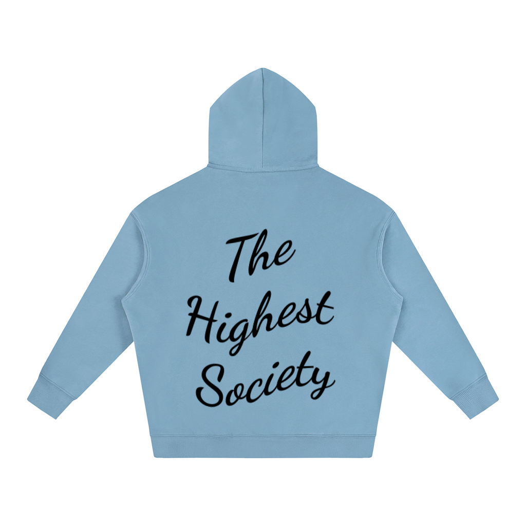 Oversized Script Back Hoodie