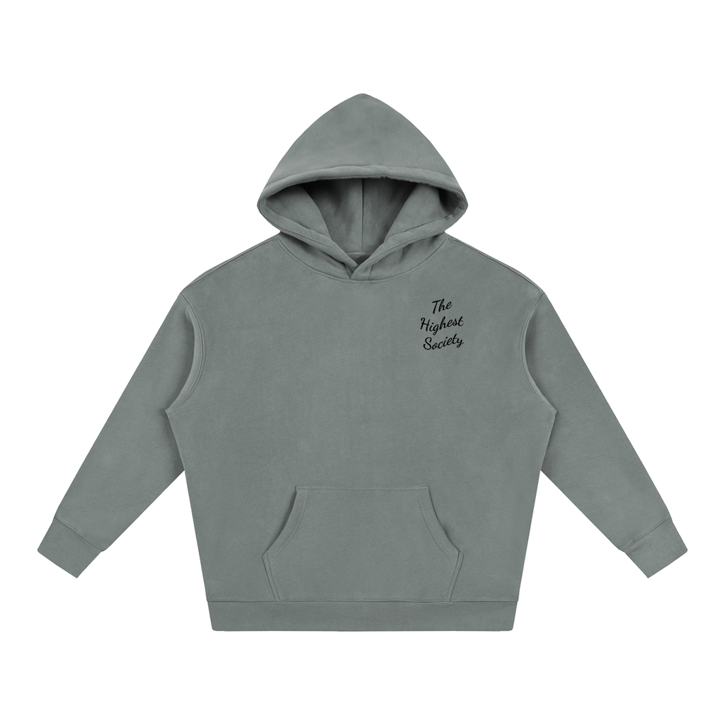 Oversized Script Front Hoodie