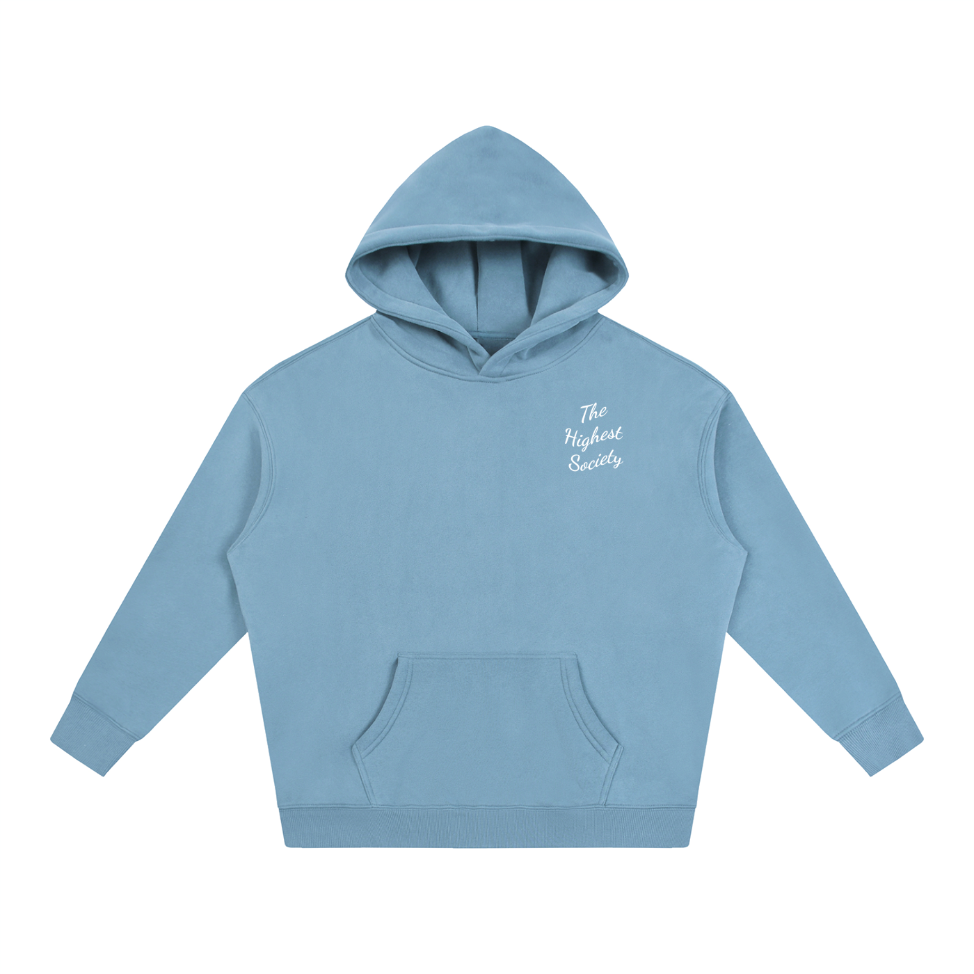 Oversized Script Front Hoodie