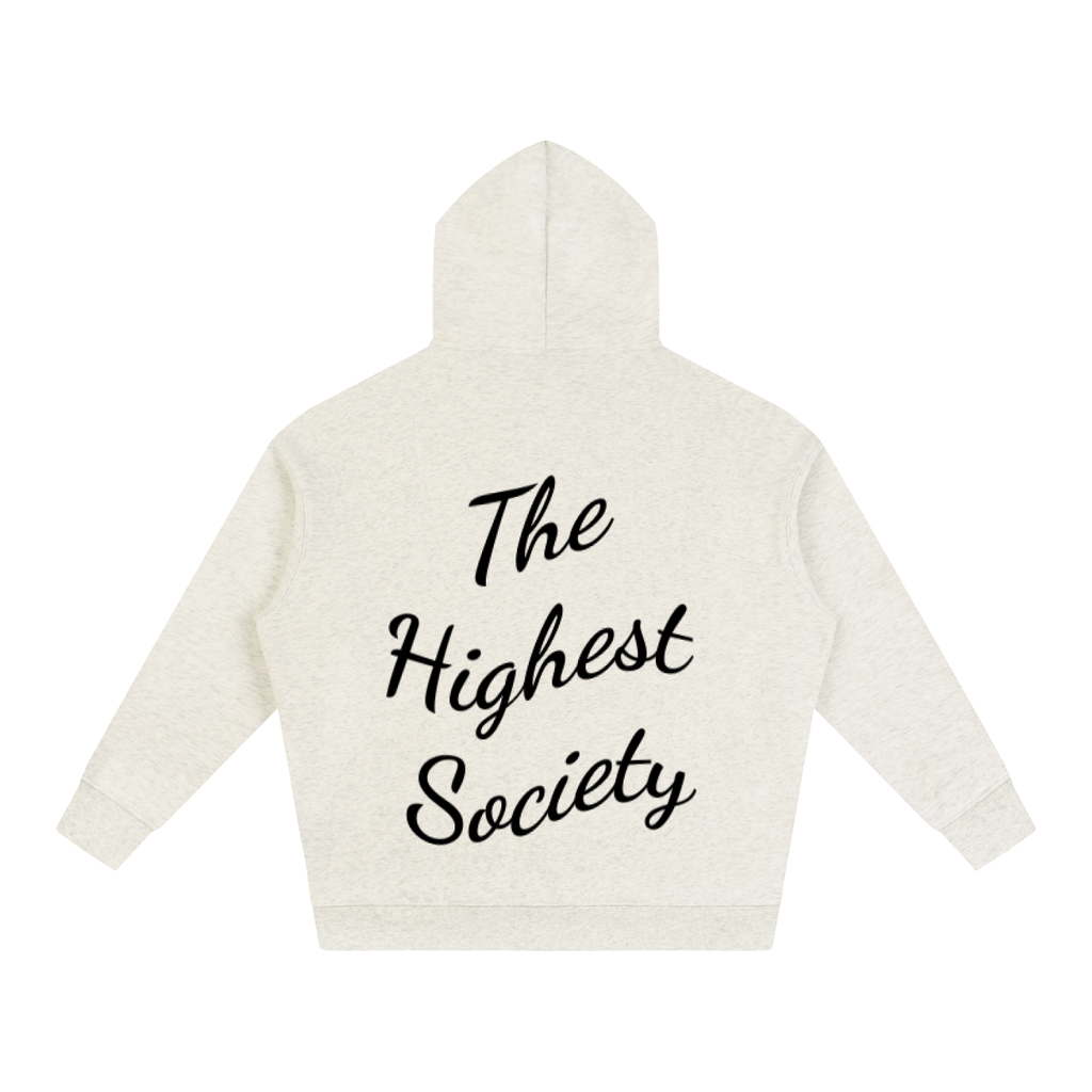 Oversized Script Back Hoodie