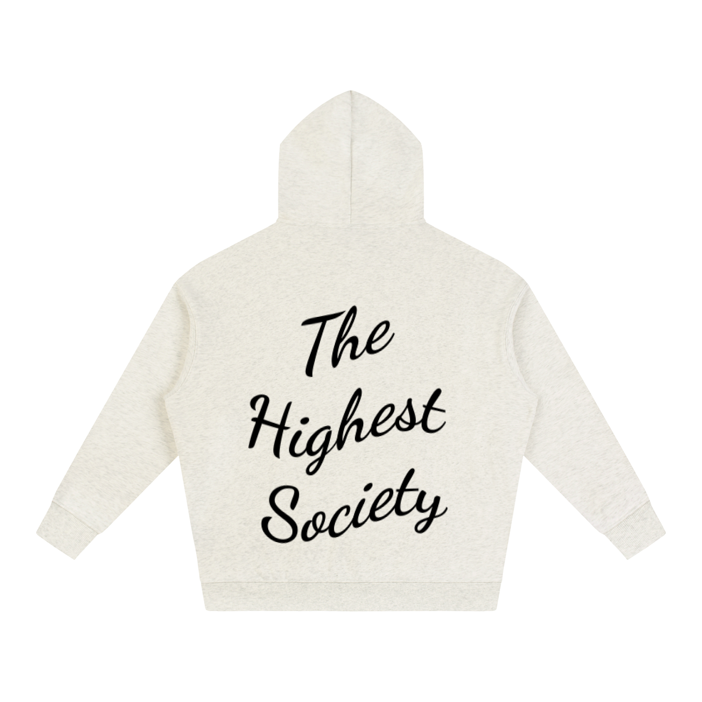 Oversized Script Back Hoodie