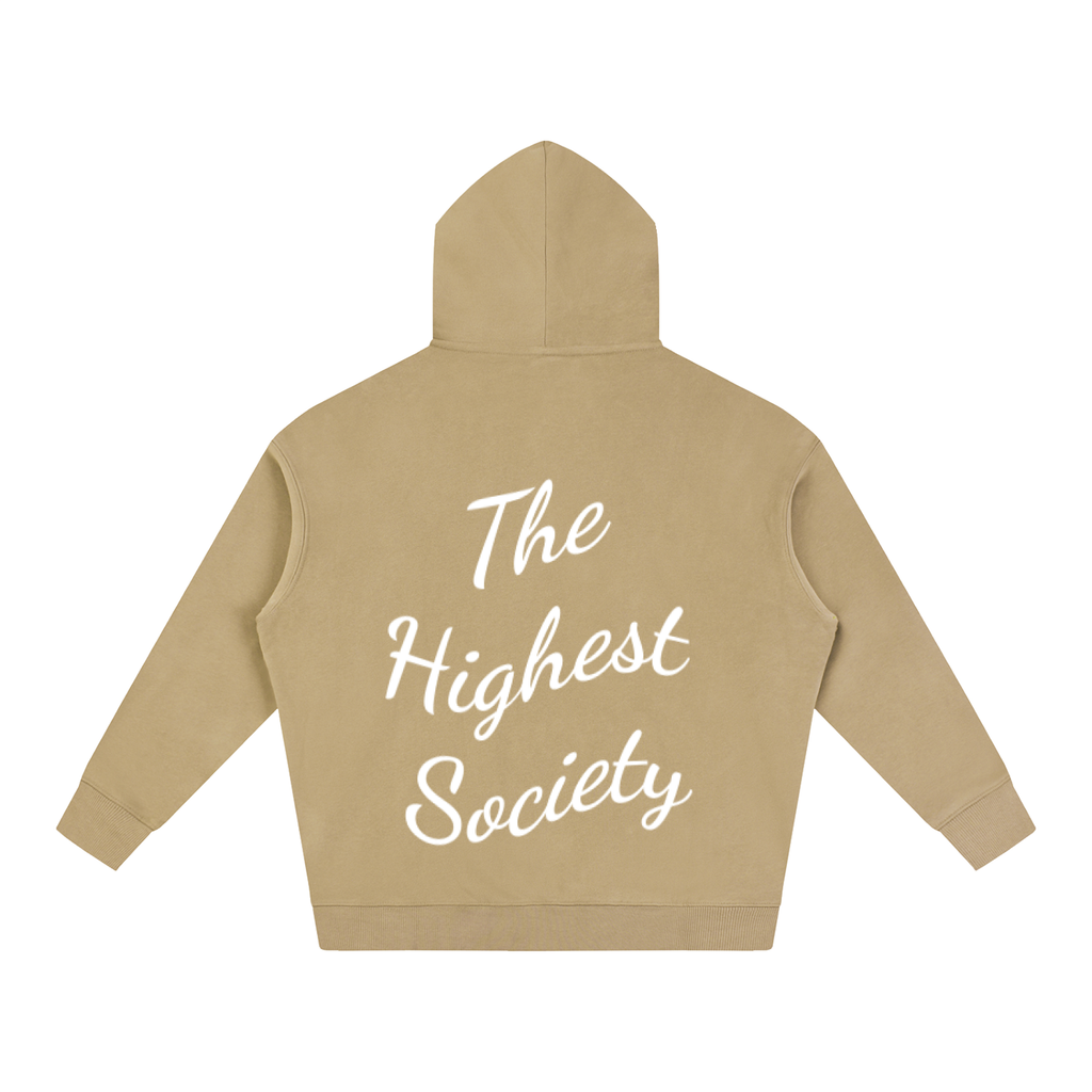 Oversized Script Back Hoodie