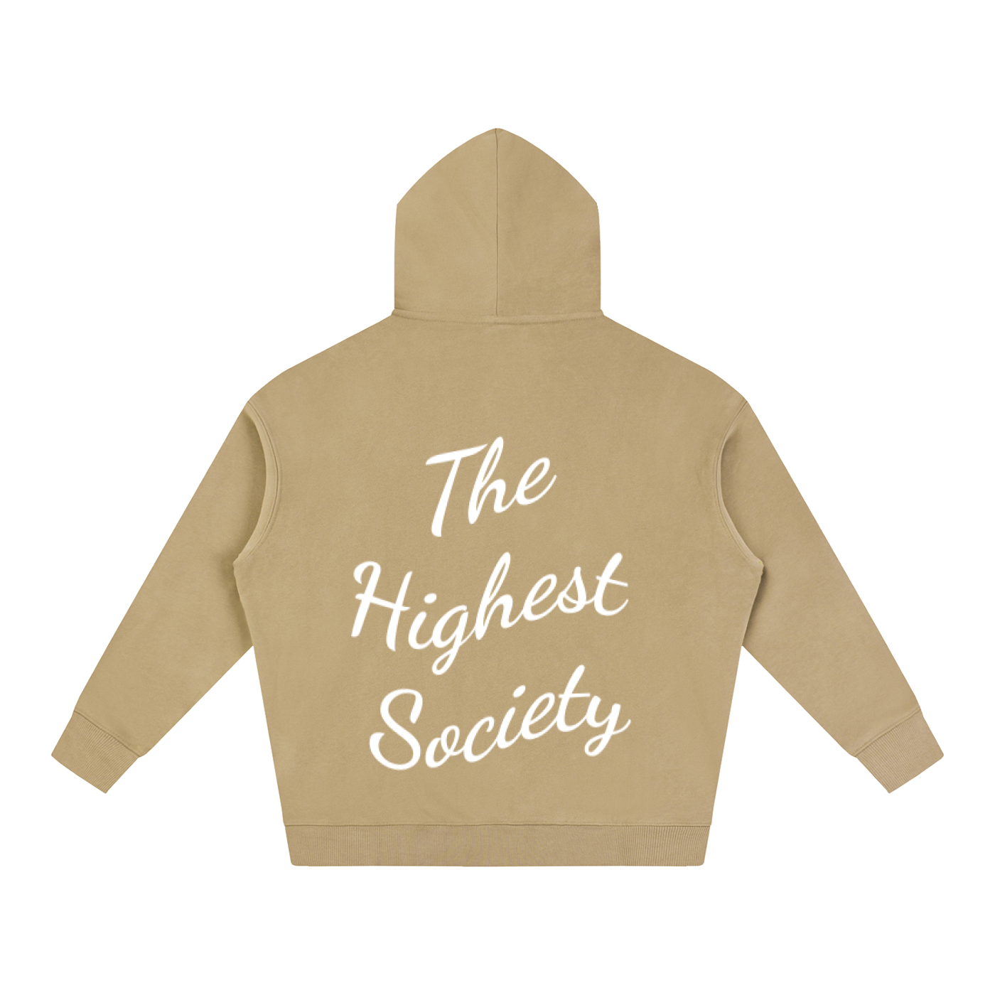 Oversized Script Back Hoodie