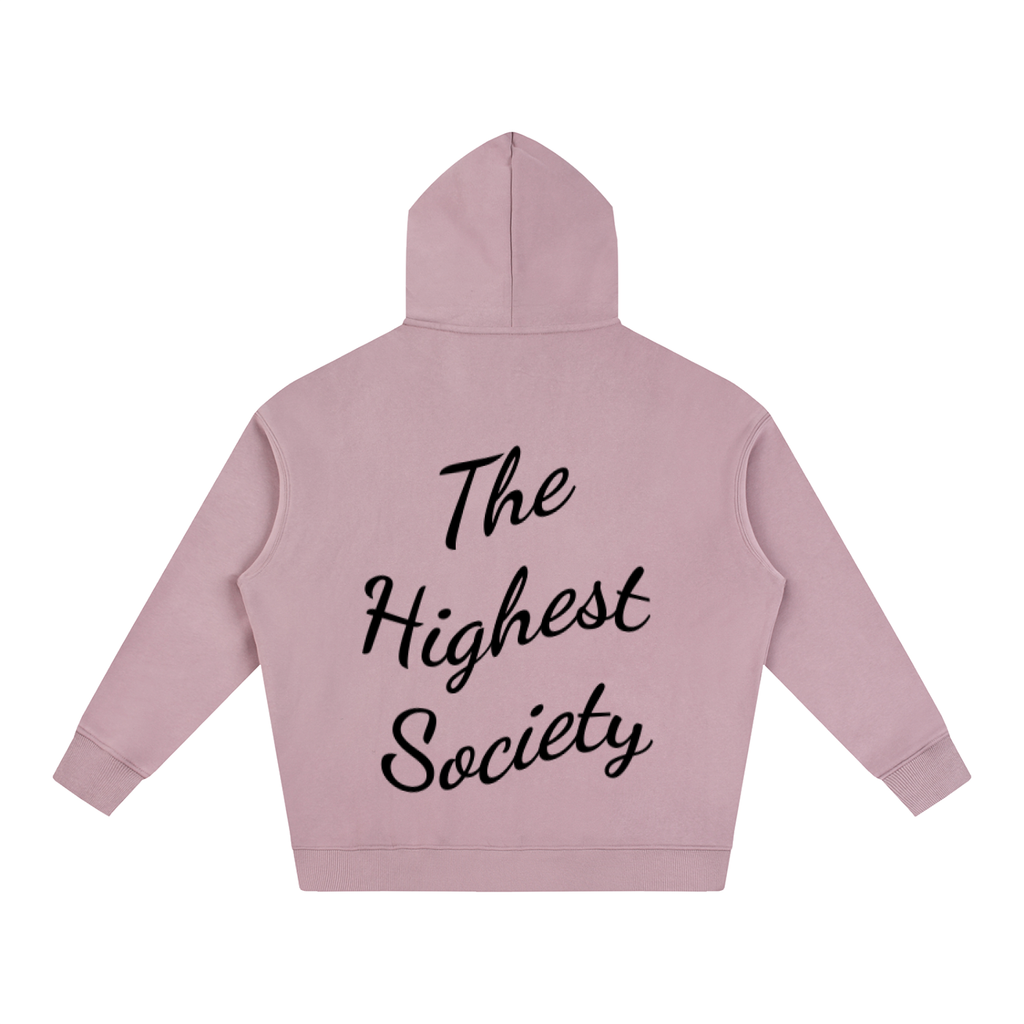 Oversized Script Back Hoodie