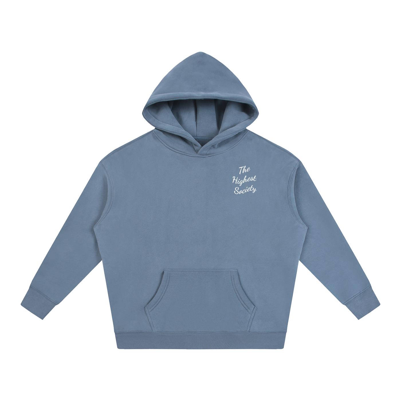 Oversized Script Front Hoodie