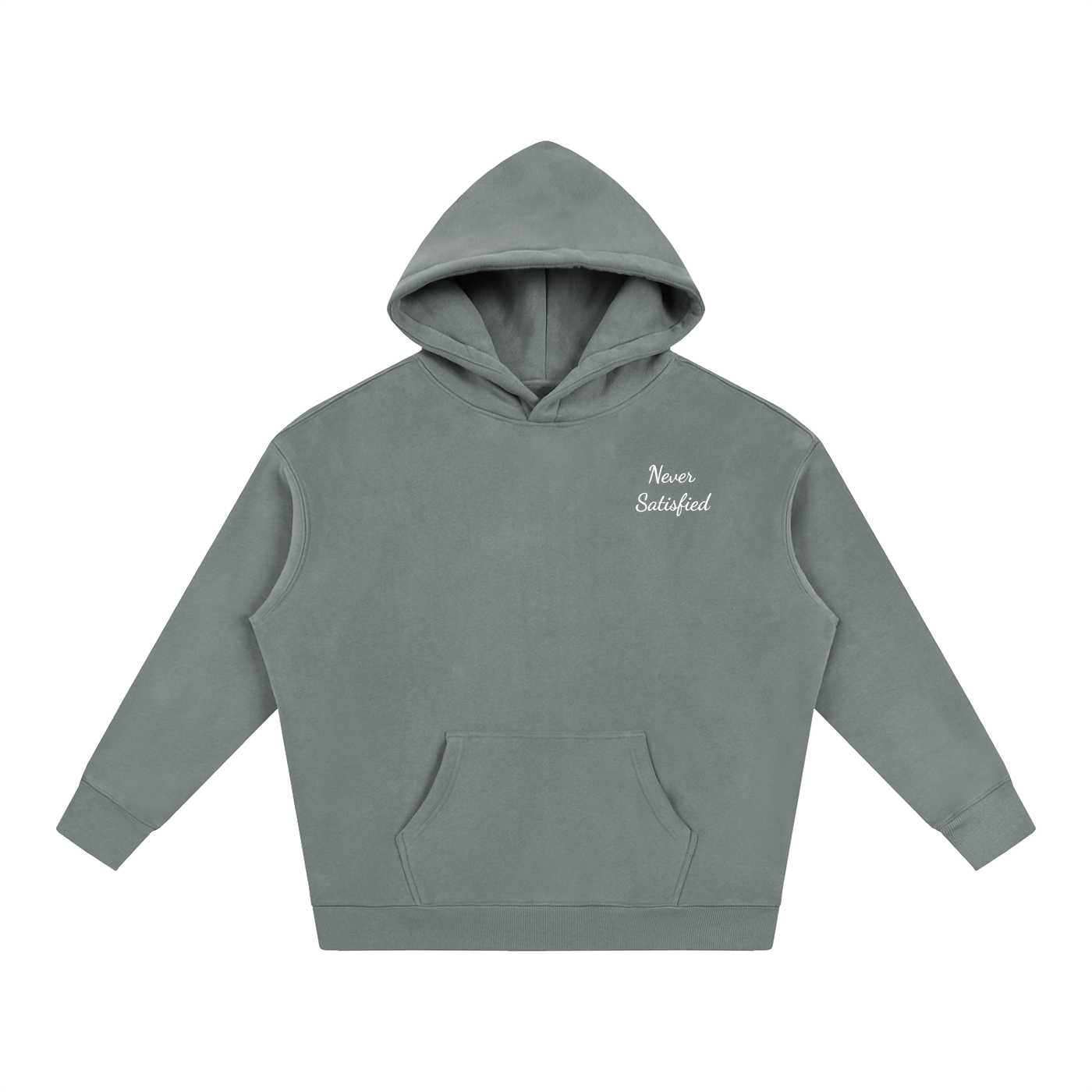 Oversized Never Satisfied Hoodie