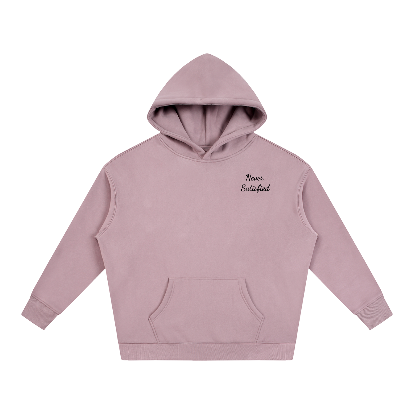 Oversized Never Satisfied Hoodie