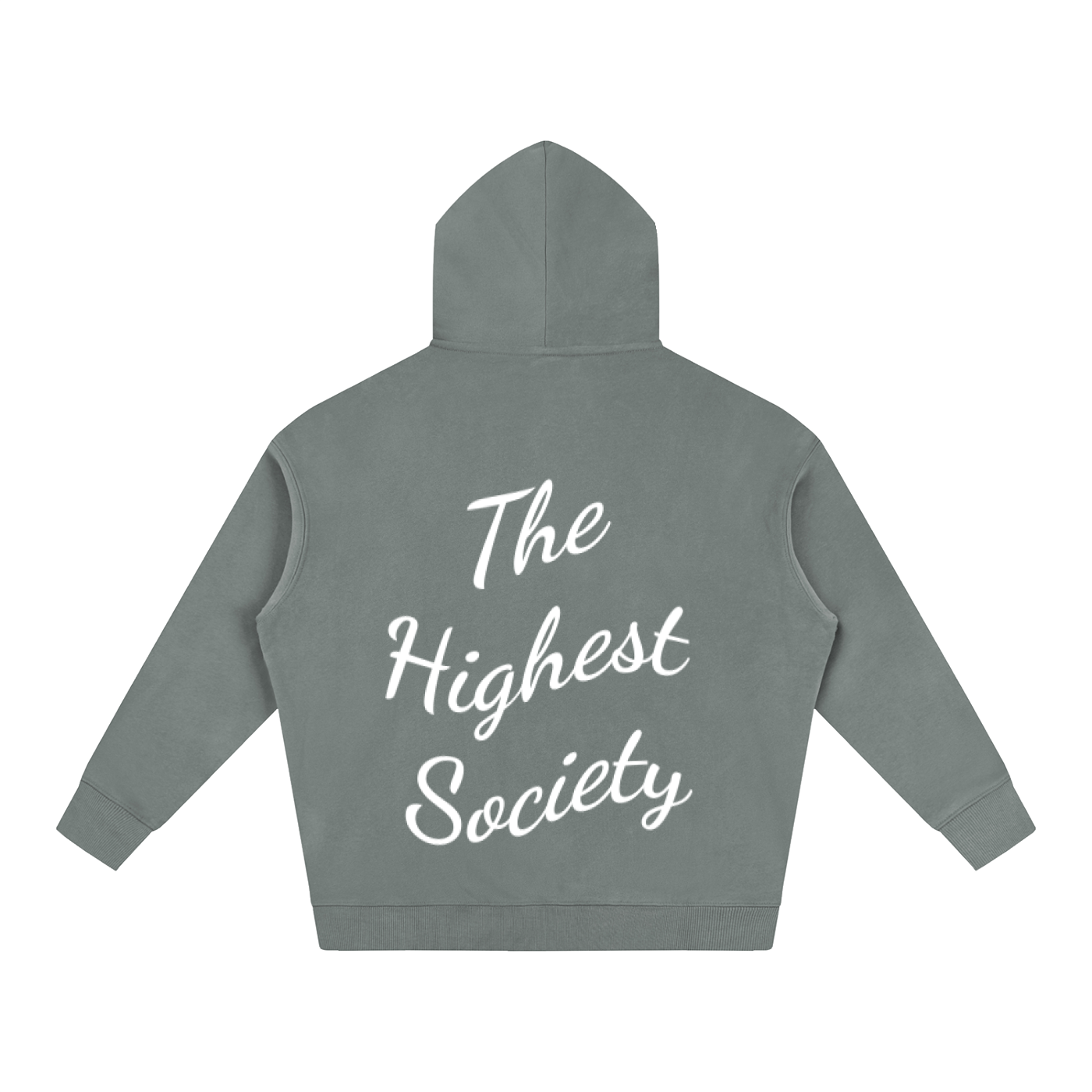 Oversized Script Back Hoodie